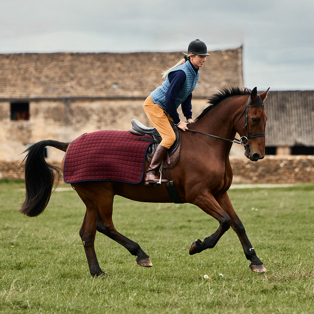 Quarter Rug - Claret