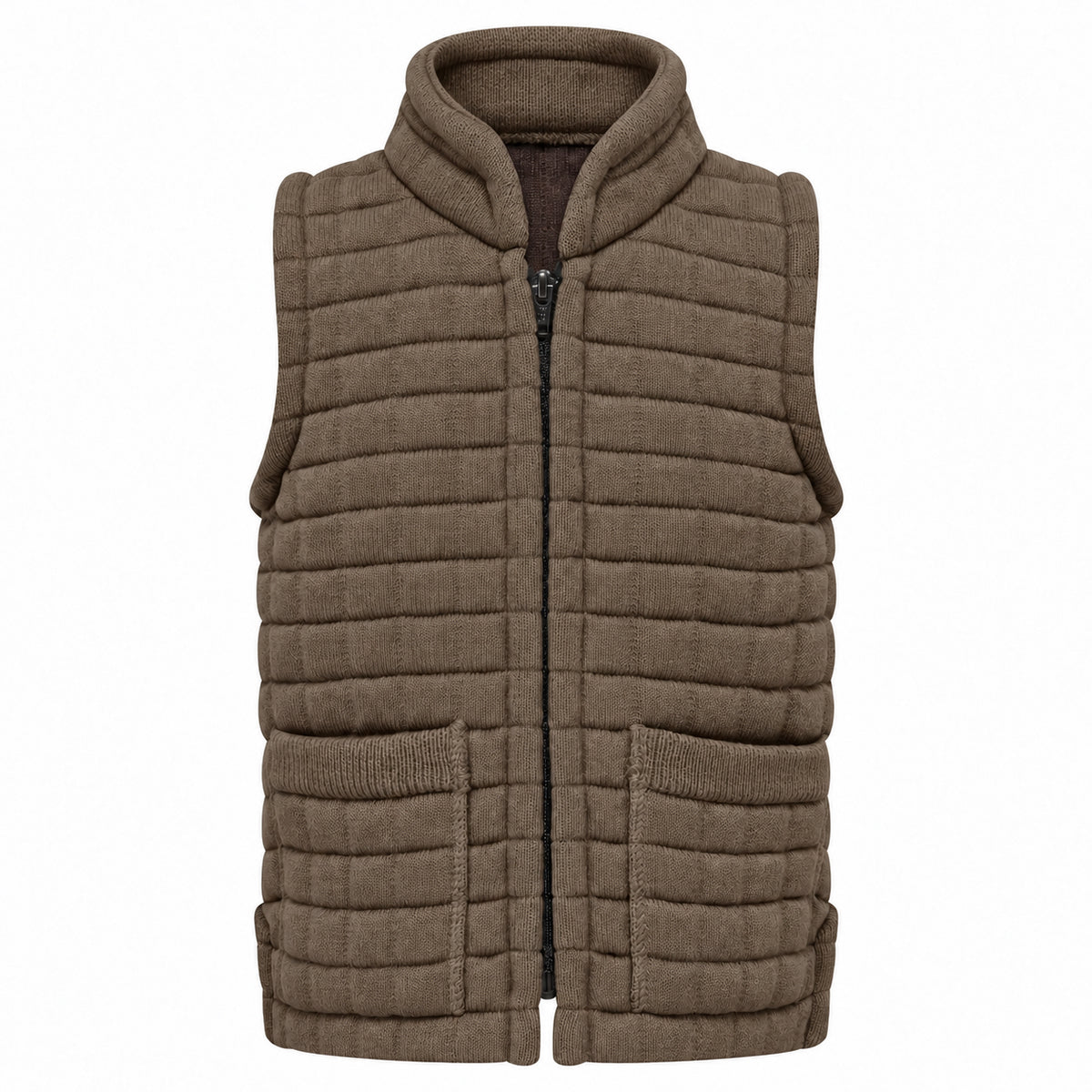 Thermatex Childs Gilet in Coffee #Trim colour_Coffee