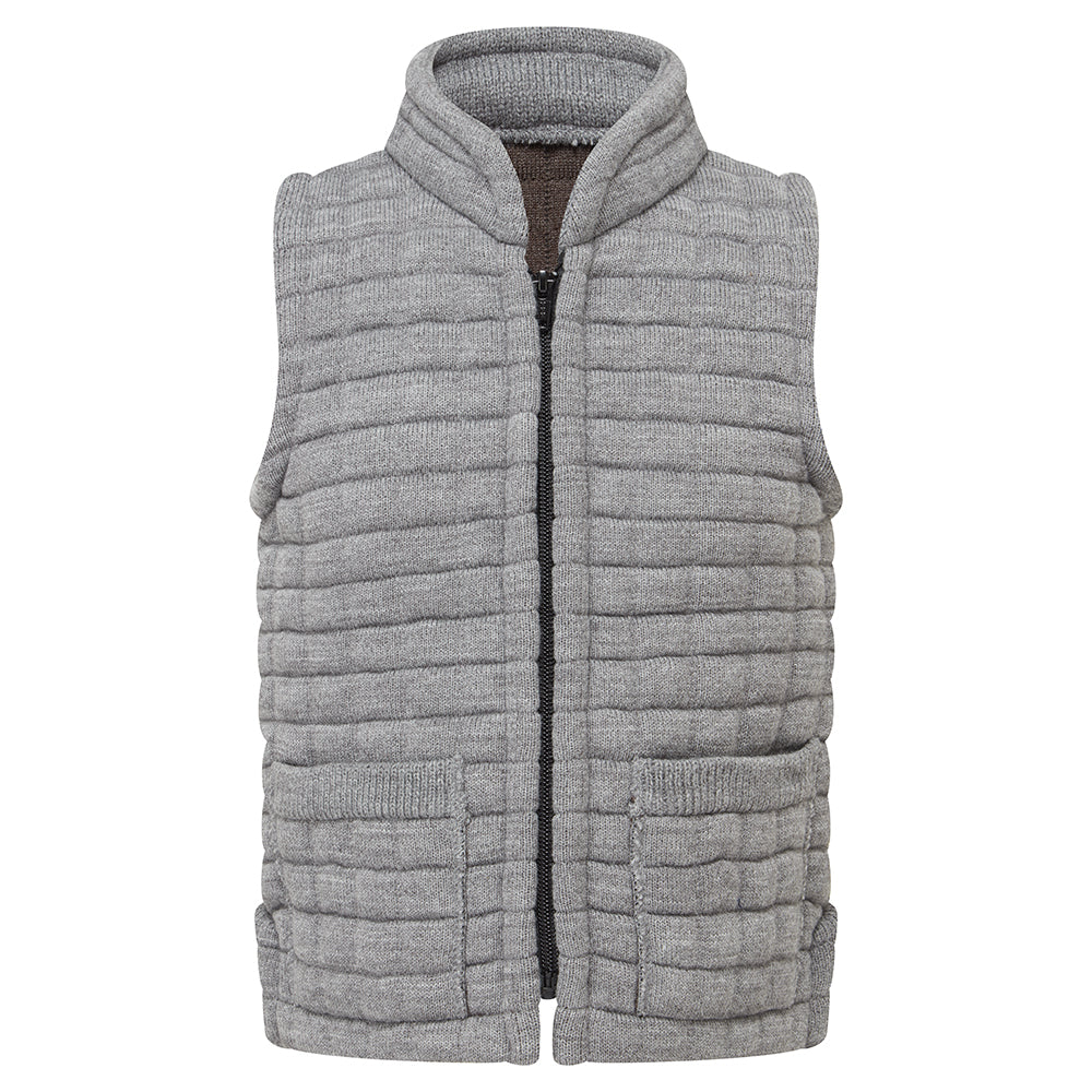 Thermatex Childs Gilet in Grey #Trim colour_Grey