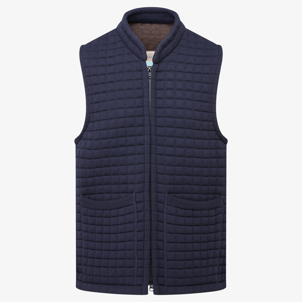 Thermatex Unisex Gilet in Navy, front view