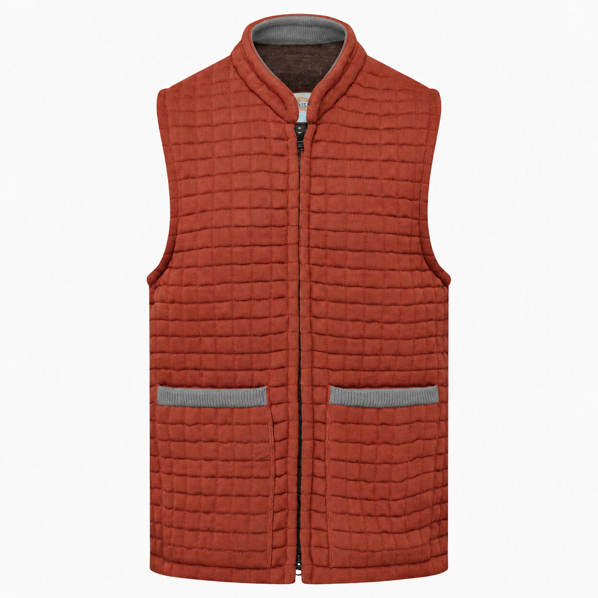 Thermatex Unisex Gilet in Cinnamon with Grey trim #Trim colour_Grey
