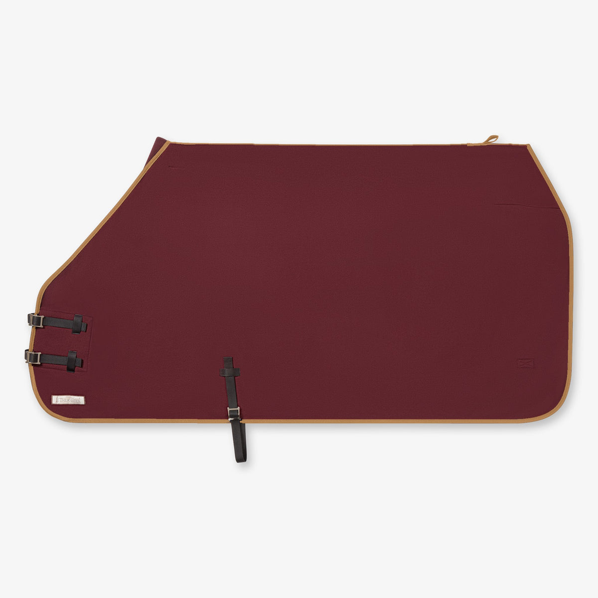 Thermatex Lightweight Cooler Rug in Burgundy with Beige binding #Trim colour_Beige