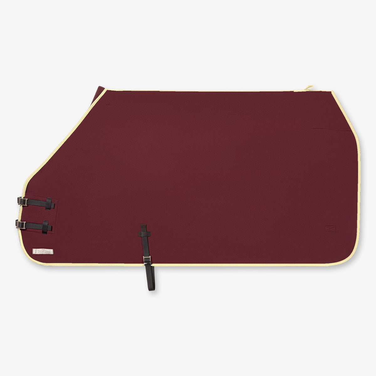 Thermatex Lightweight Cooler Rug in Burgundy with Cream binding #Trim colour_Cream