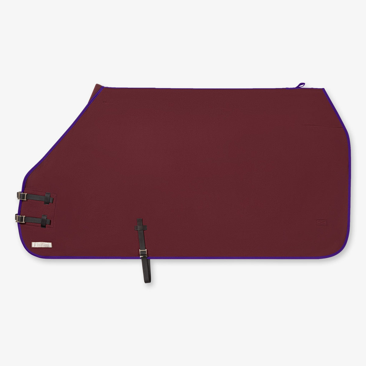 Thermatex Lightweight Cooler Rug in Burgundy with Purple binding #Trim colour_Purple