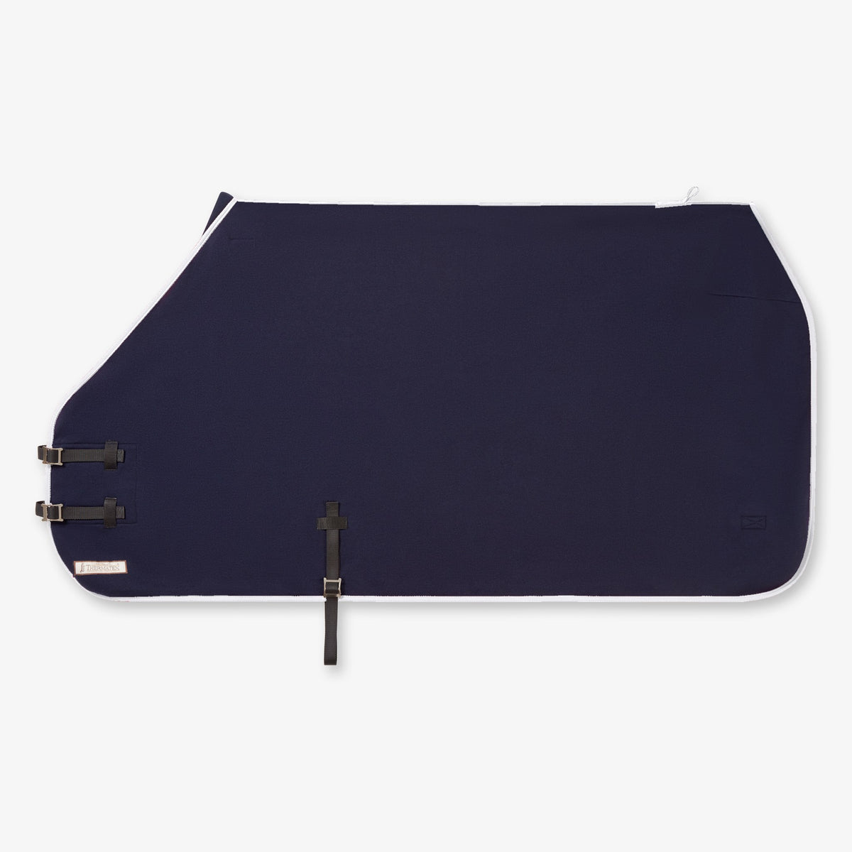 Thermatex Lightweight Cooler Rug in Navy with White binding #Trim colour_White