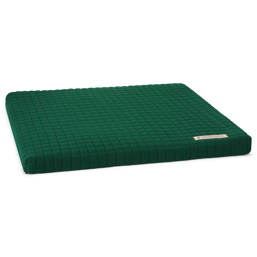 Thermatex dog bed in size small, colour bottle green