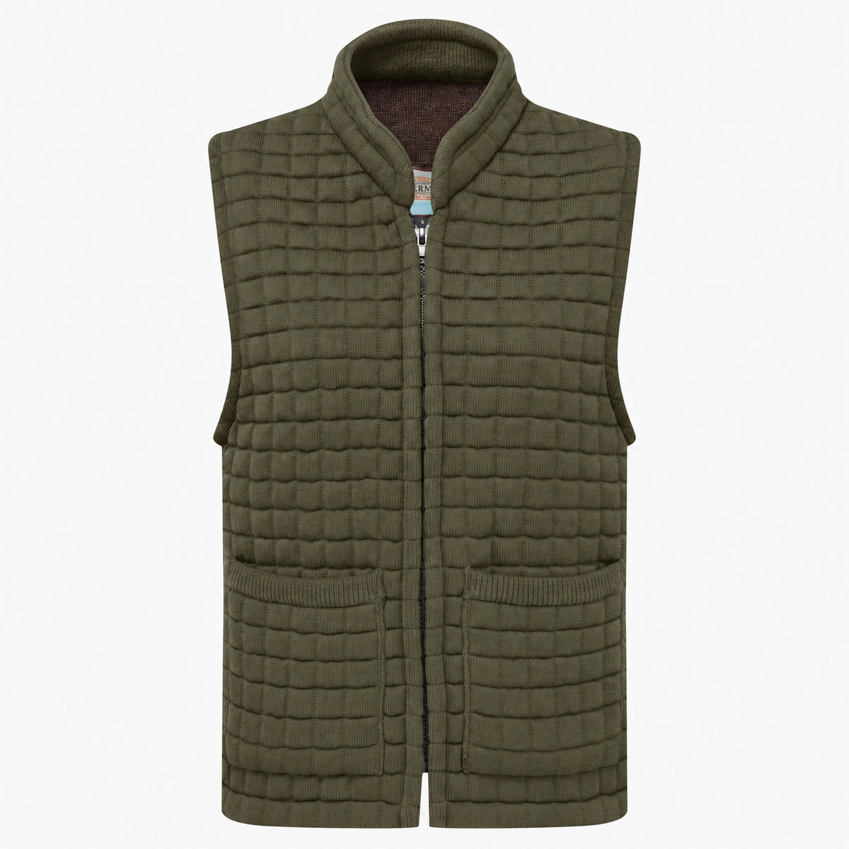 Thermatex Ladies Gilet in Khaki #Trim colour_Khaki