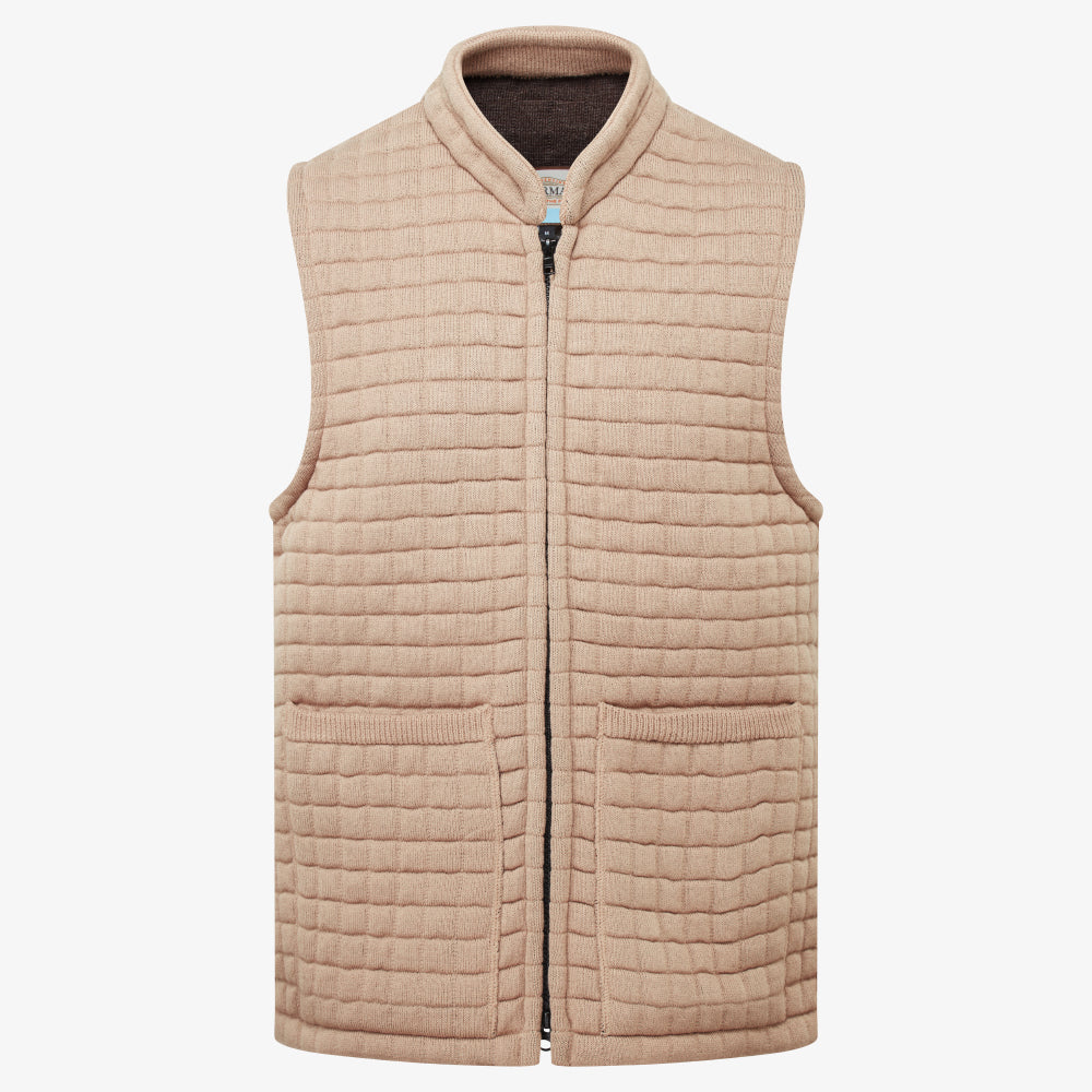 Thermatex Unisex Gilet in Mouse, front view