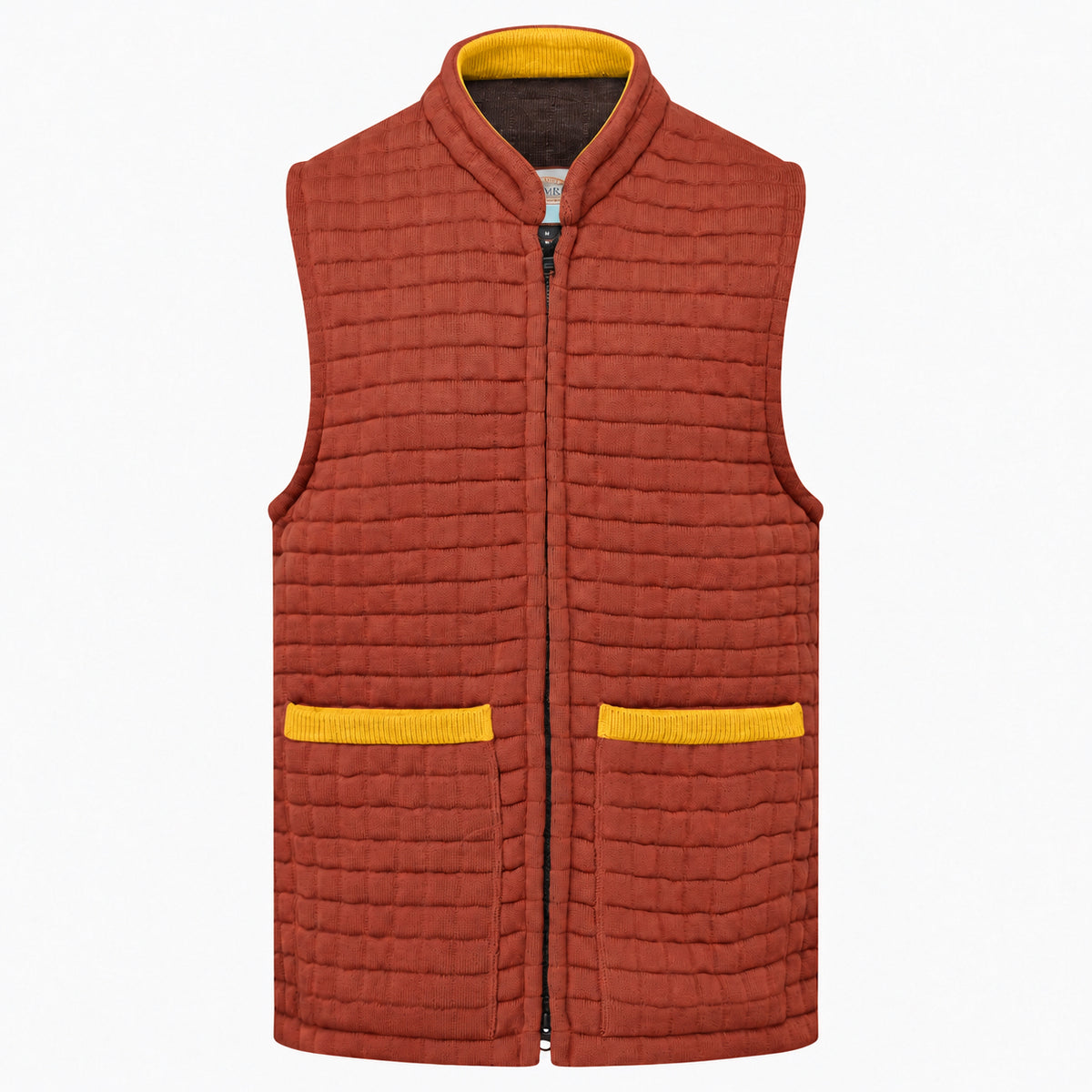 Thermatex Unisex Gilet in Cinnamon with Gold trim #Trim colour_Gold