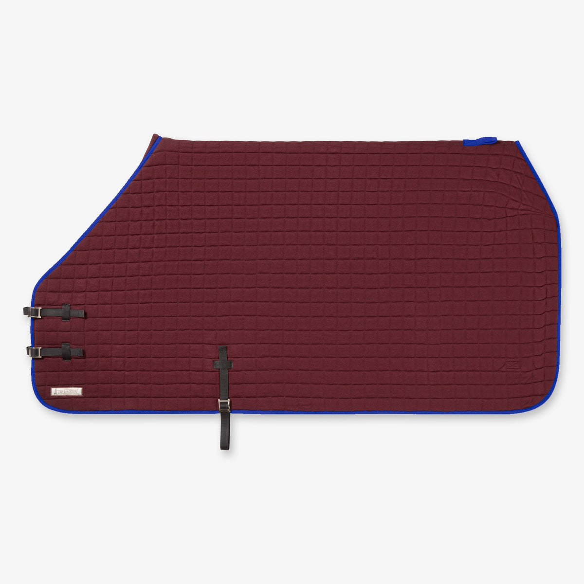Thermatex Original Cooler Rug in Burgundy with Royal binding #Trim colour_Royal